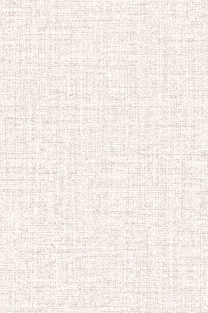 Ovillo wallpaper by Arte in White – Plaster – flat swatch of the woven wool texture pattern