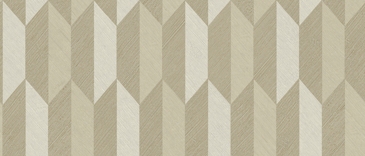 Arrow wallpaper by Arte in Beige – Honey – flat swatch of the geometric pattern