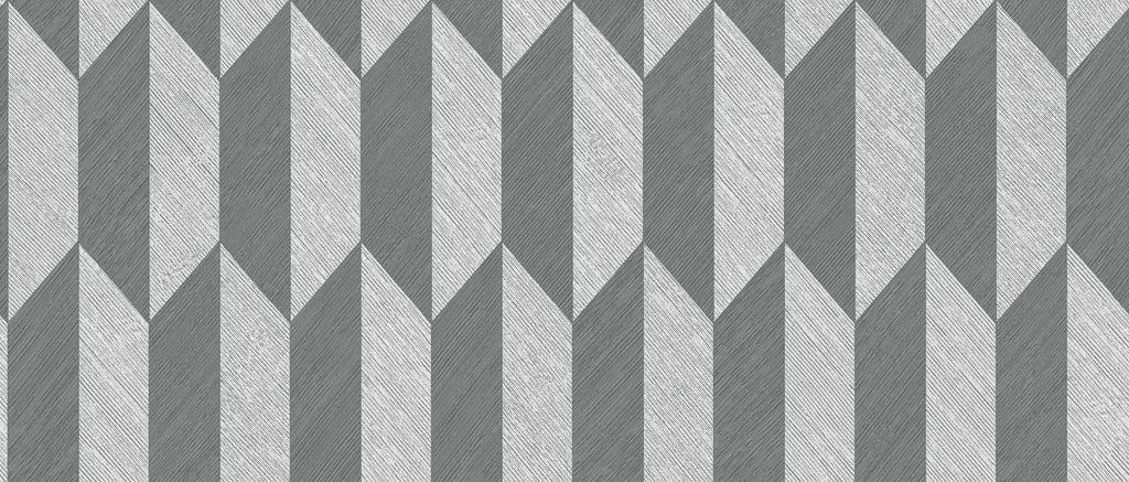 Arrow wallpaper by Arte in Grey – Shadow – flat swatch of the geometric pattern