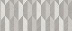 Arrow wallpaper by Arte in Grey – Gravel – flat swatch of the geometric pattern