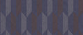 Arrow wallpaper by Arte in Blue (Copper Night) – flat swatch of the geometric pattern