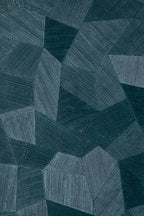 Facet wallpaper by Arte in Blue – Deep Ocean – flat swatch of the geometric pattern