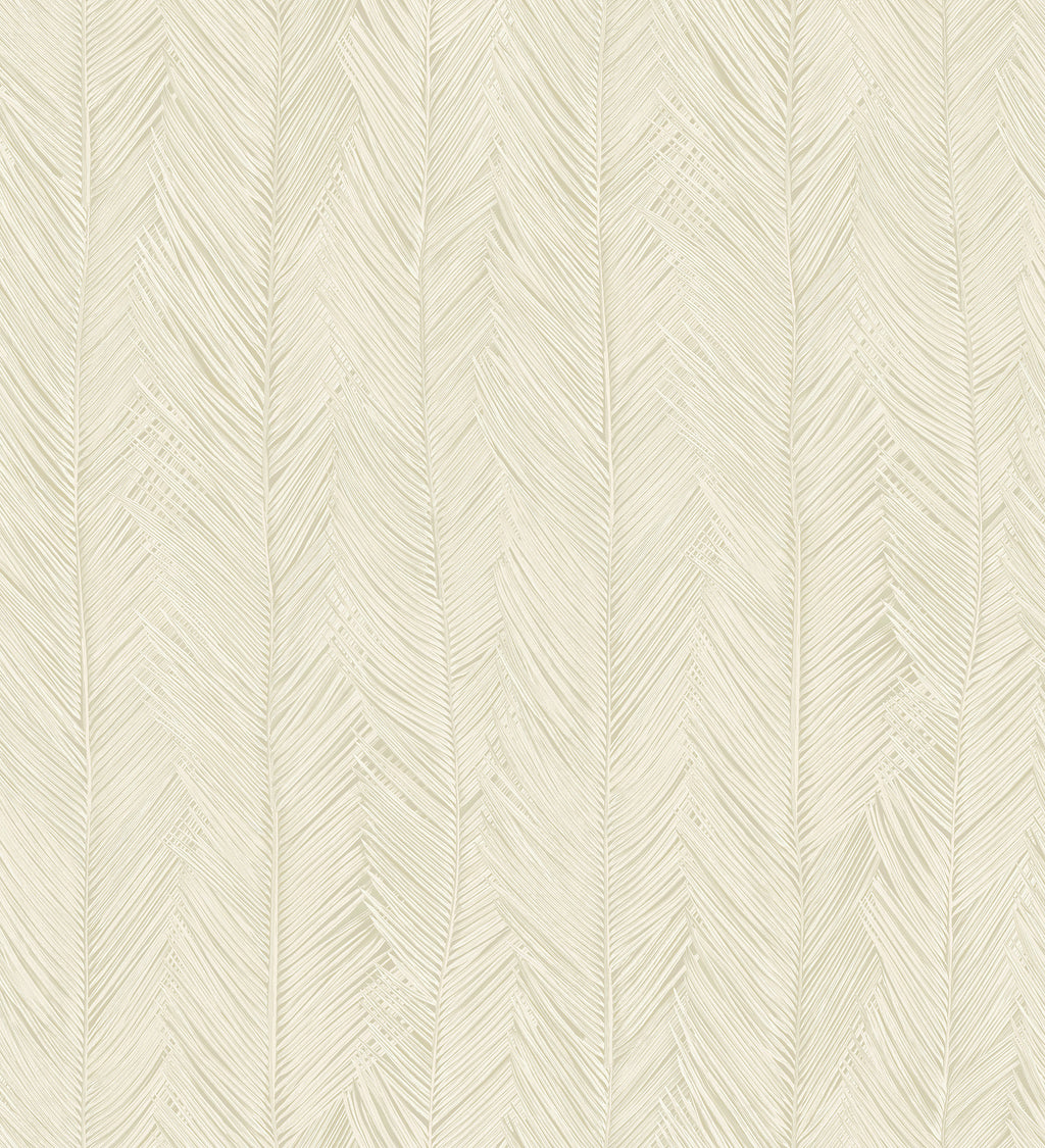 Itaya wallpaper by Arte in Cream (Eggshell) – flat swatch of the foliage pattern