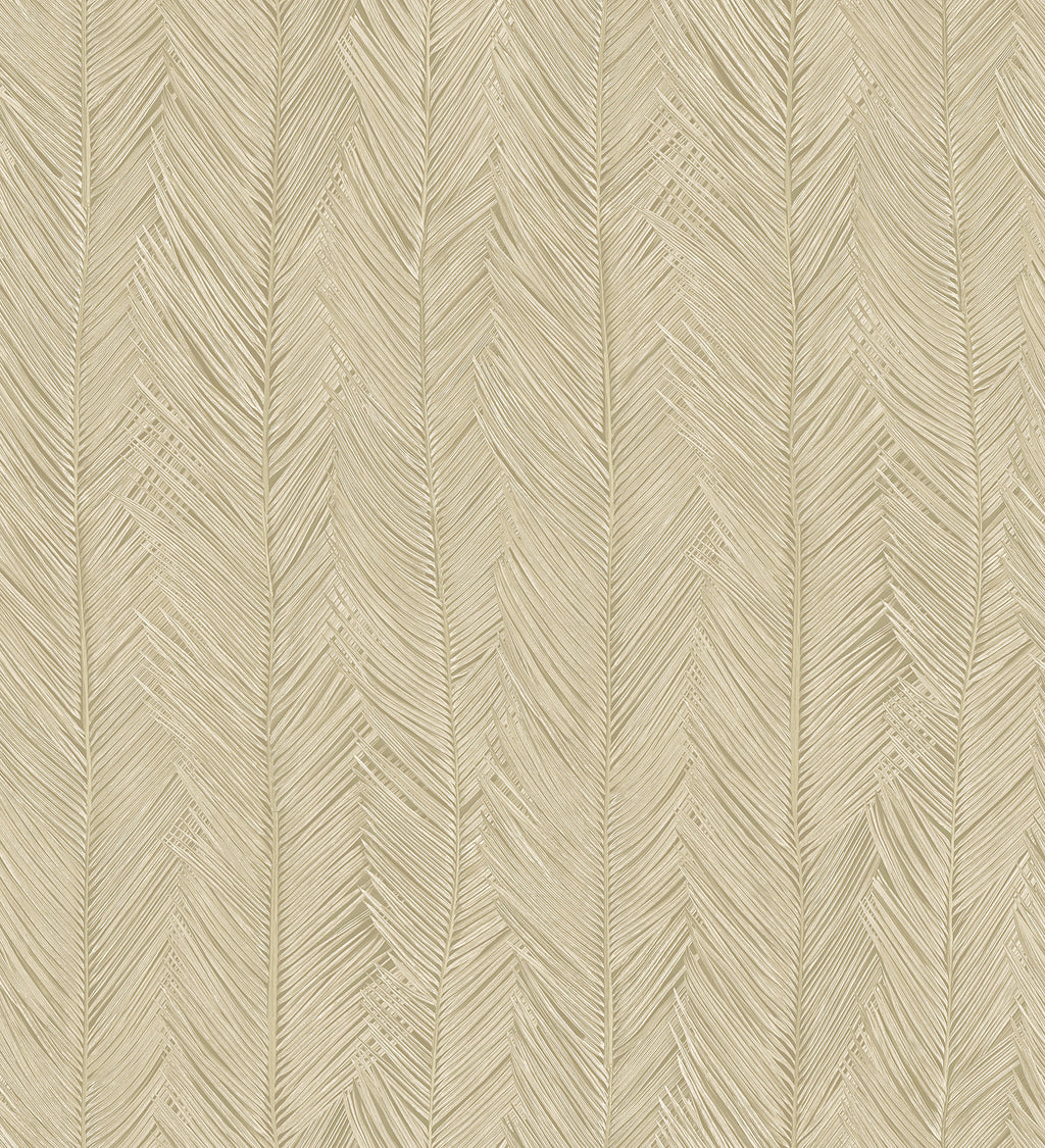 Itaya wallpaper by Arte in Beige (Coquille) – flat swatch of the foliage pattern
