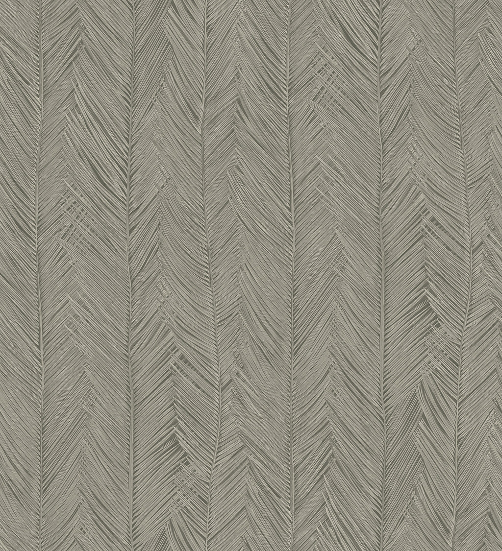 Itaya wallpaper by Arte in Grey (Dove Grey) – flat swatch of the foliage pattern