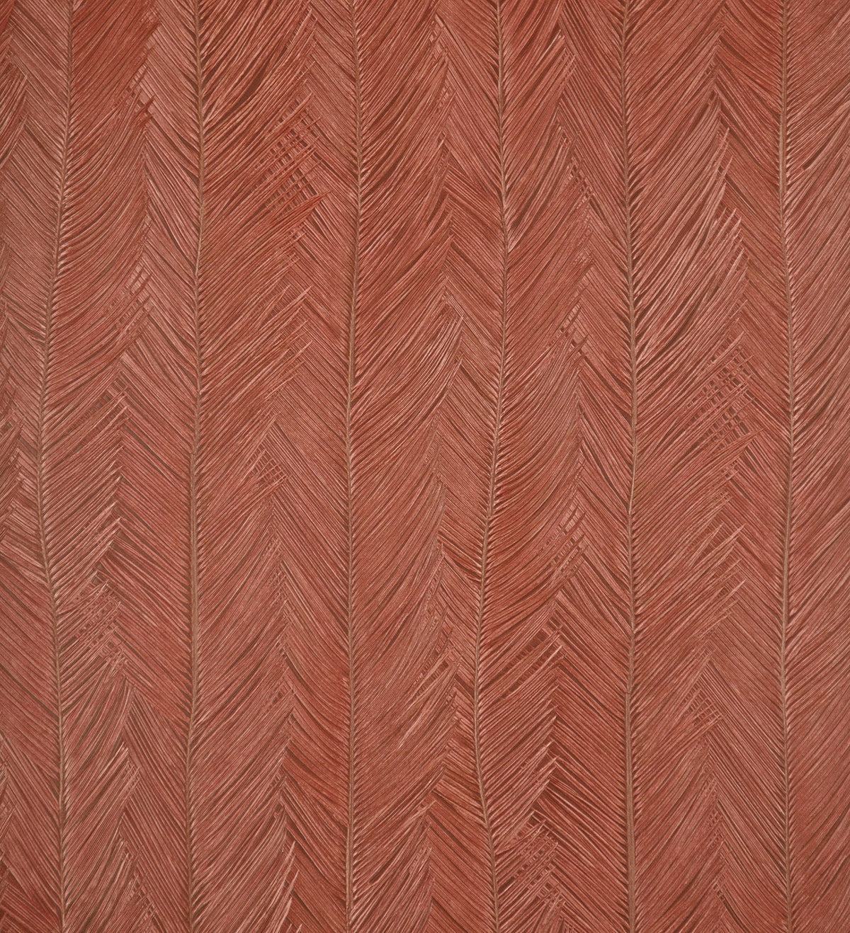 Itaya wallpaper by Arte in Red (Saffron) – flat swatch of the foliage pattern