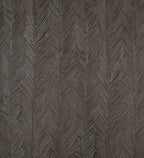Itaya wallpaper by Arte in Black – Charcoal – flat swatch of the foliage pattern