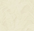 Musa wallpaper by Arte in Cream (Pearl) – flat swatch of the banana-leaf pattern
