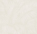 Sabal by Arte wallpaper by Arte in White (Frost White) – flat swatch of the palm-leaf pattern