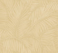 Sabal by Arte wallpaper by Arte in Beige (Abalone) – flat swatch of the palm-leaf pattern