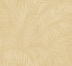 Sabal by Arte wallpaper by Arte in Beige (Abalone) – flat swatch of the palm-leaf pattern