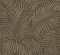 Sabal by Arte wallpaper by Arte in Brown (Khaki) – flat swatch of the palm-leaf pattern