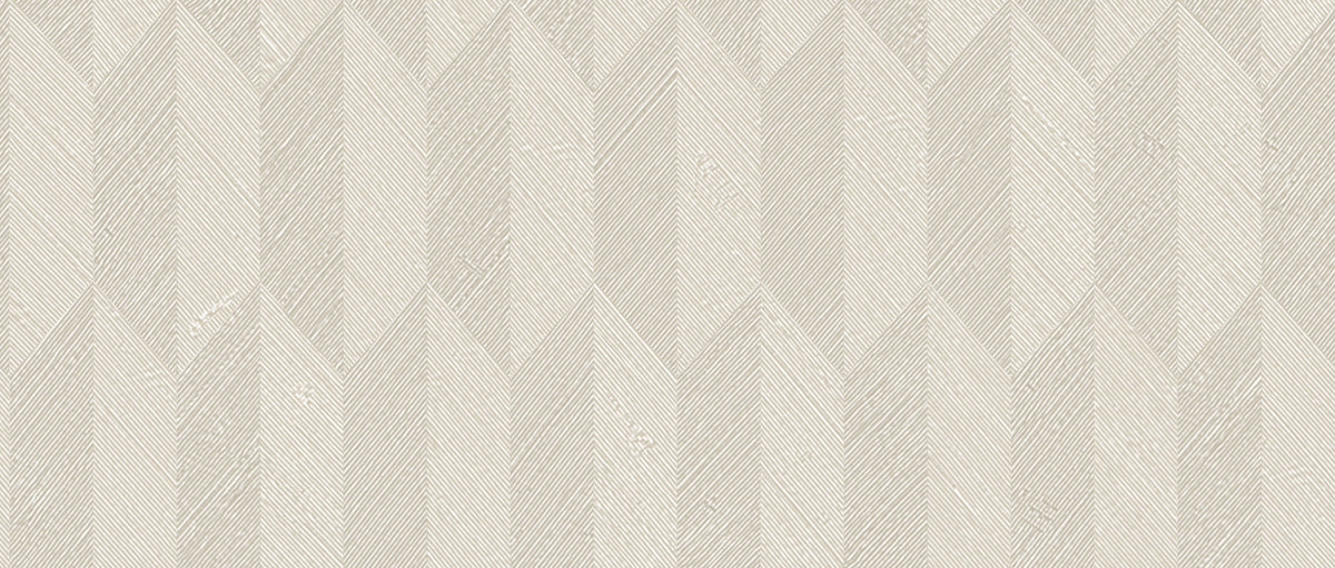 Symbol wallpaper by Arte in White (Off-White) – flat swatch of the geometric pattern