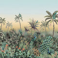 Nightbird Symphony Mural in Sunkissed - Wallpaper Trader