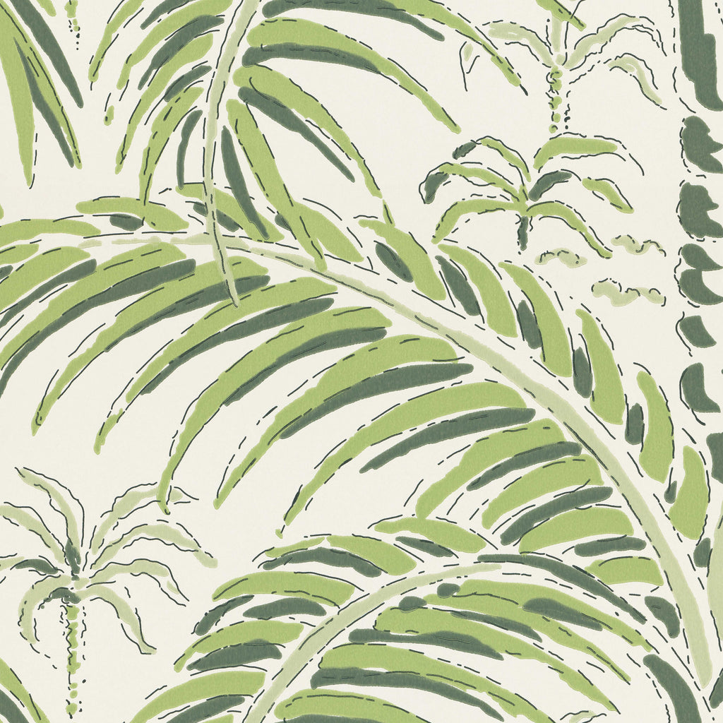 Palm House wallpaper by Langelid/von Bromssen - tropical design in Green