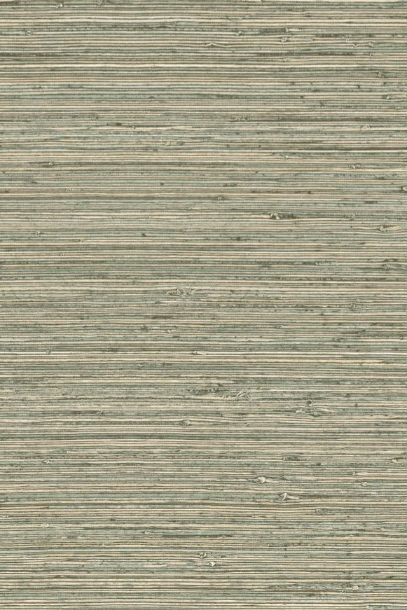 Matiz wallpaper by Arte in Green (Teal) – flat swatch of the woven bark texture pattern