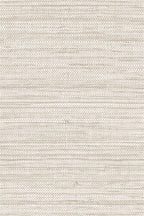 Sombra wallpaper by Arte in White (Dove) – flat swatch of the woven hemp texture pattern