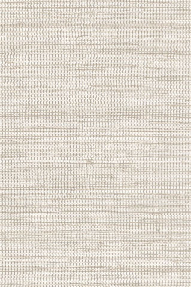 Sombra wallpaper by Arte in White (Dove) – flat swatch of the woven hemp texture pattern