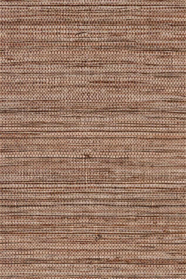 Sombra wallpaper by Arte in Brown – Hazelnut – flat swatch of the woven hemp texture pattern
