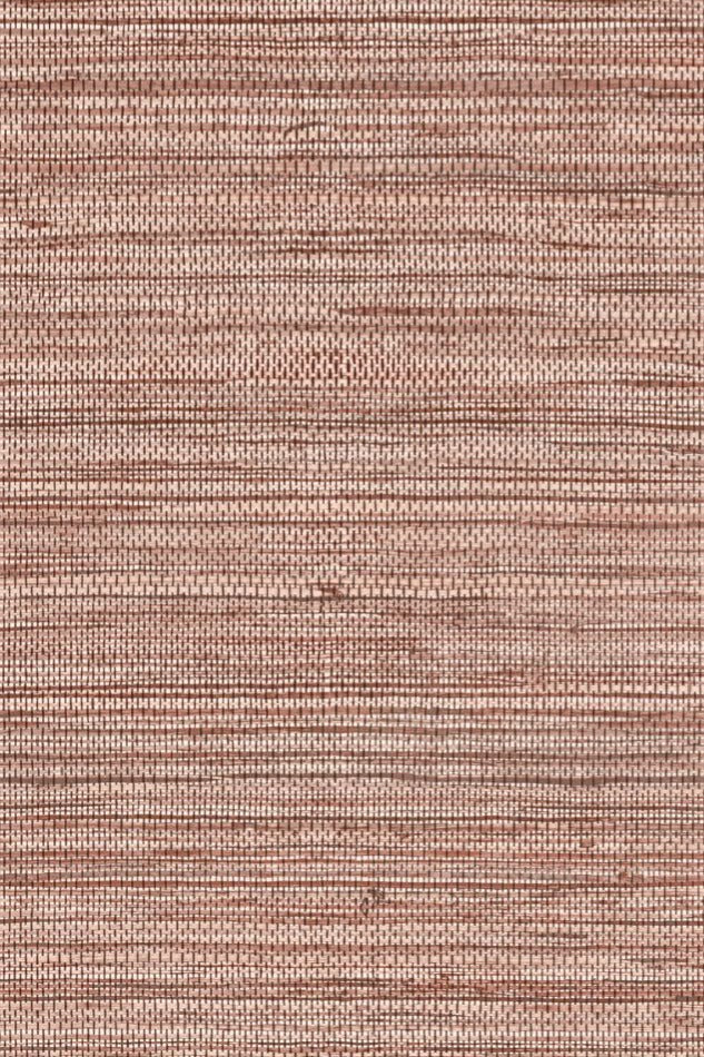 Sombra wallpaper by Arte in Pink (Nutmeg) – flat swatch of the woven hemp texture pattern