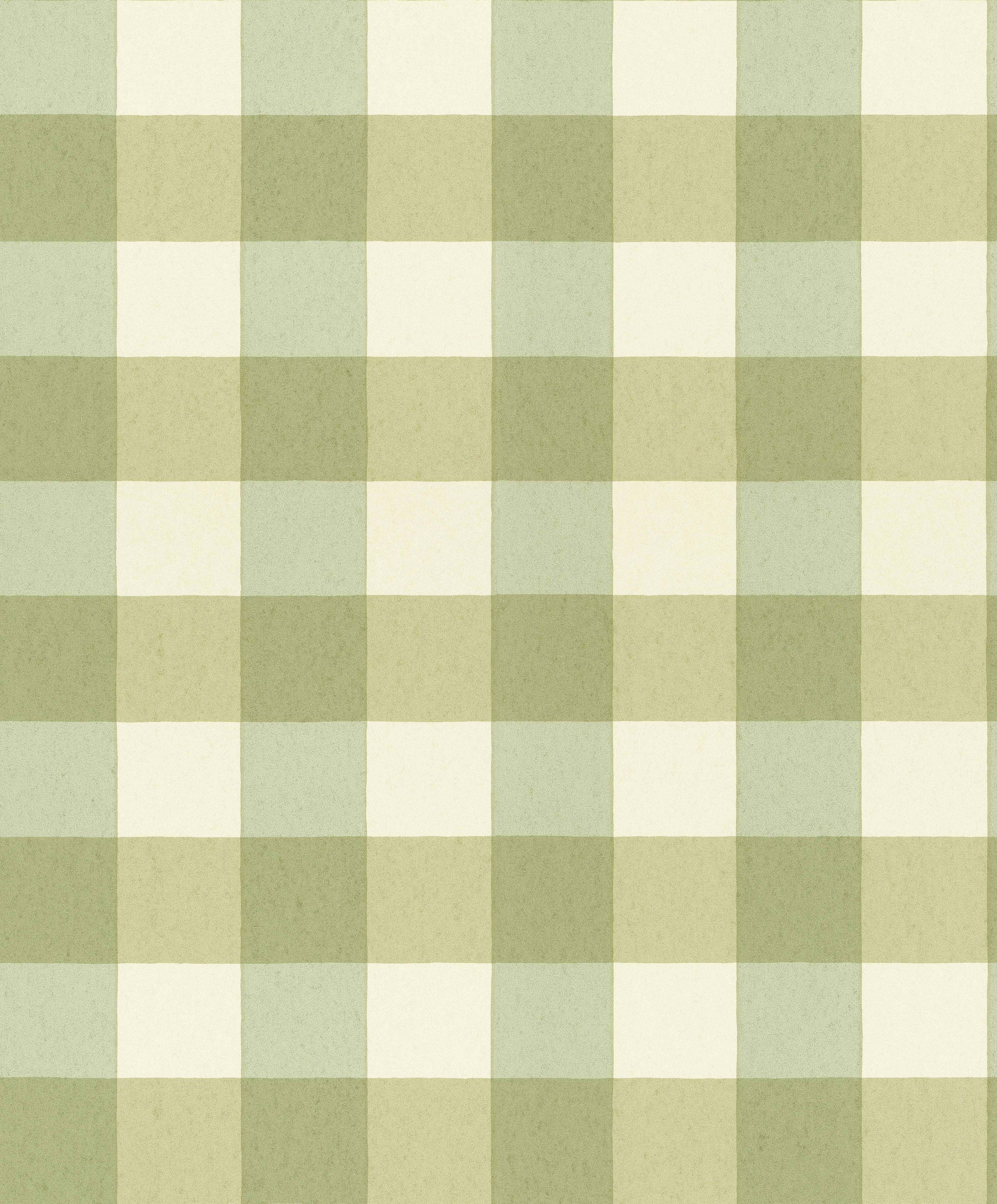 Picnic wallpaper by Langelid/von Bromssen - geometric design in Green