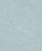 Plenty more Fish wallpaper by Langelid/von Bromssen - coastal design in Blue – Ocean