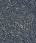 Plenty more Fish wallpaper by Långelid/von Brömssen in Marin Blue - animals design
