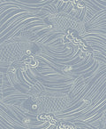 Plenty more Fish wallpaper by Långelid/von Brömssen in Washed Denim - animals design
