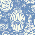Pottery wallpaper by Langelid/von Bromssen - abstract design in Blue