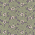 Primula wallpaper by Långelid/von Brömssen in Aubergine - botanical design
