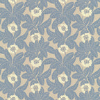 Primula wallpaper by Langelid/von Bromssen - floral design in Blue