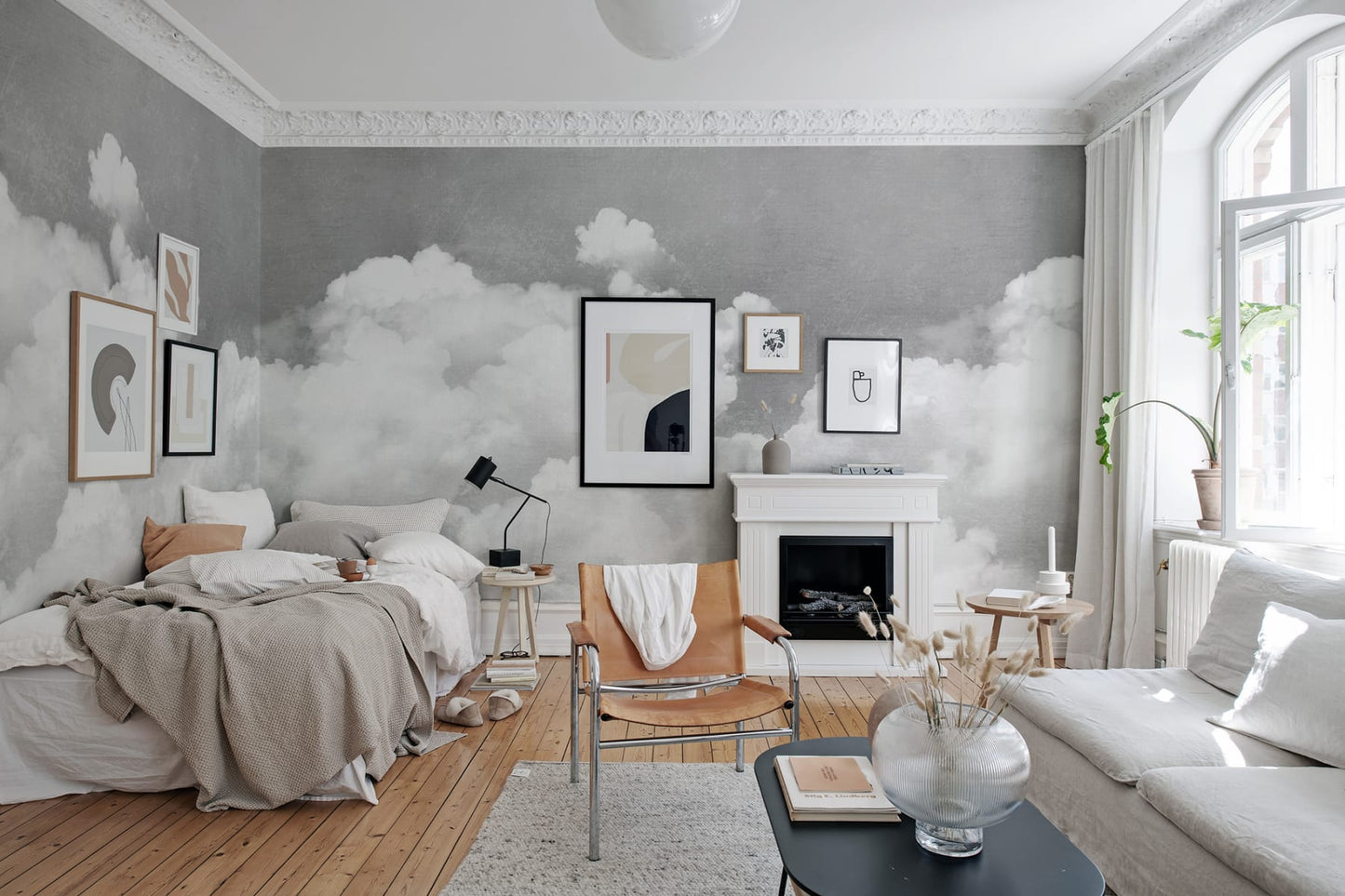 Fluffy Clouds Mural