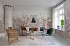 May Meadow wallpaper - Dusty Pink