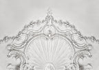 Stucco Gloria wall mural by Rebel Walls in White, flat swatch