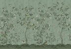 Chinoiserie Chic wallpaper by Rebel Walls in Green, flat pattern repeat