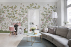 Chinoiserie Chic wallpaper by Rebel Walls in Multicolour, styled on an interior wall
