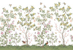 Chinoiserie Chic wallpaper by Rebel Walls in Multicolour, flat pattern repeat