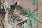 Giraffe's Stroll wallpaper by Rebel Walls in Pink, close detail of the print