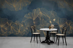 Opulence wall mural by Rebel Walls in Blue, styled room