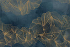 Opulence wall mural by Rebel Walls in Blue, flat swatch