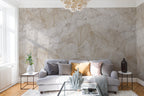 Opulence wall mural by Rebel Walls in Grey, styled room