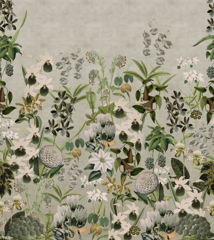 Alice's Garden Mural - Wallpaper Trader