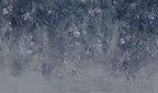 Honolulu wall mural by Rebel Walls in Grey – Cloud, flat swatch