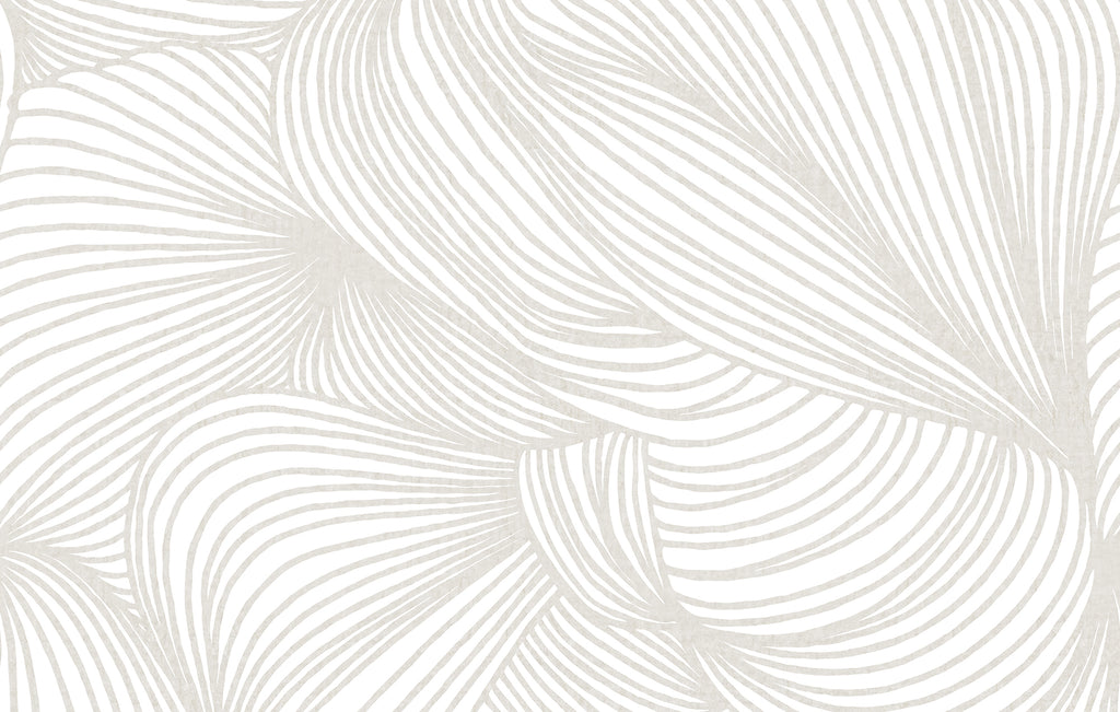 Opulence Lines wall mural by Rebel Walls in Cream, flat swatch