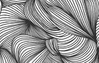 Opulence Lines wall mural by Rebel Walls in Black, flat swatch