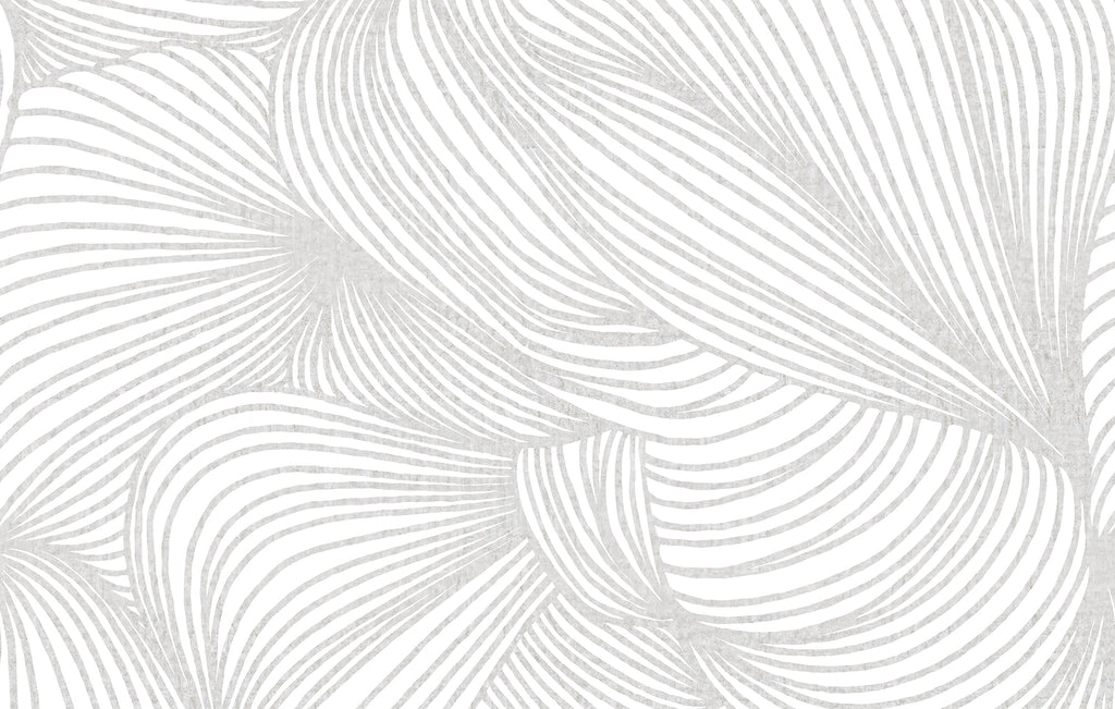 Opulence Lines wall mural by Rebel Walls in Light Grey, flat swatch