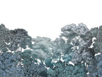 Bellewood wall mural by Rebel Walls in Teal, flat swatch