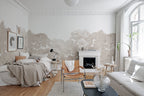 Bellewood wall mural by Rebel Walls in Beige – Sand, styled room