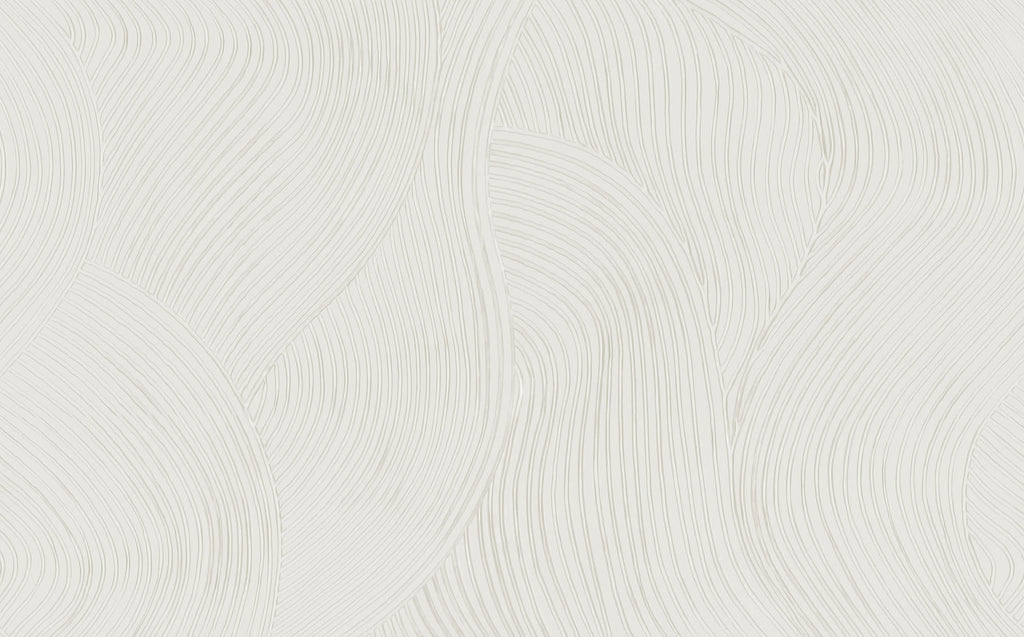 Clay Flow wall mural by Rebel Walls in Cream, flat swatch