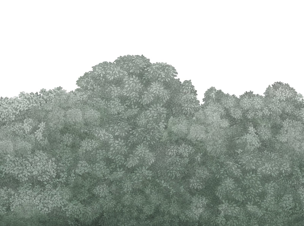 Belle Buisson - Teal wallpaper swatch